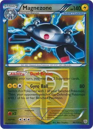 Plasma Storm Magnezone #46/135 reverse holo